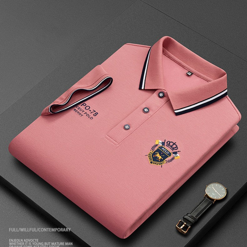 🔥【M-3XL】2024 Nowa męska koszulka polo z klapami