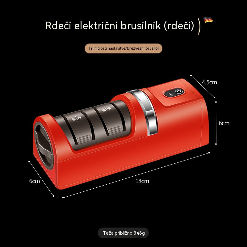 ⏳ Časovno omejen 40 % popust! 🔪 Večnamenski brezžični električni brusilnik za nože, polnilni ✨