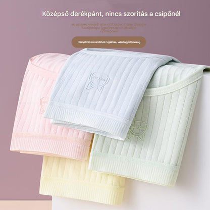 🔥UTOLSÓ NAP 50% KEDVEZMÉNNYEL🔥【7 darabos csomag】✨Női egyszerű és fejlett antibakteriális fehérnemű magas derékkal, 70-180kg súlyú nők számára