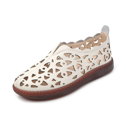 🔥【35-42】👡Dámske retro priedušné topánky s okrúhlou špičkou