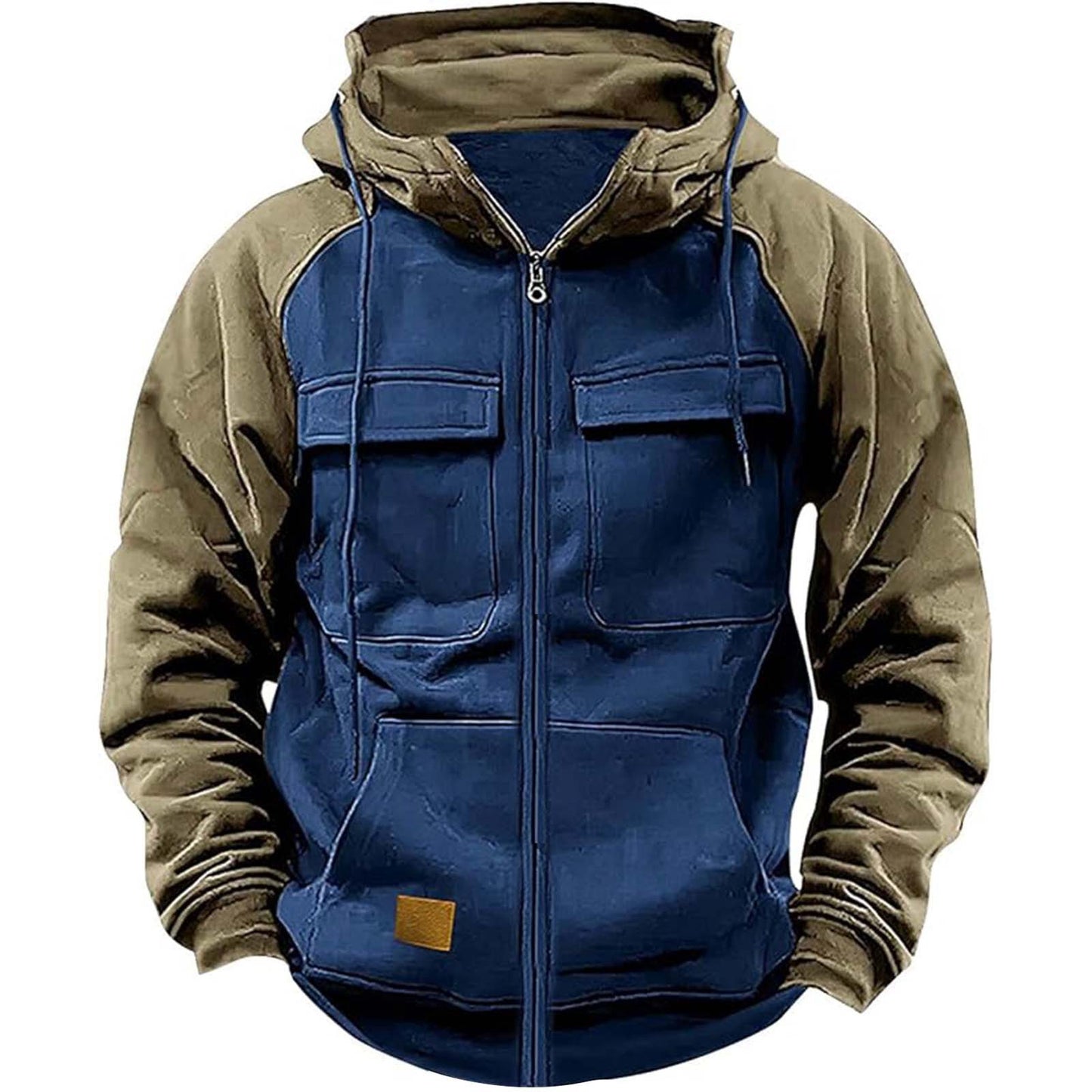 【S-3XL】Sudadera holgada con capucha para hombre, otoño/invierno