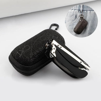 🔥【Prikladno za vid na blizinu】 Sklopive naočale za čitanje s filtrom plavog svjetla i kutijicom