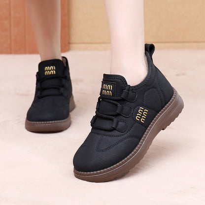 🔥【35-41】Zimné nové štýlové plyšové zahustené teplé snehové čižmy 2025, pohodlné, protišmykové, hrubá podrážka vám neunaví nohy