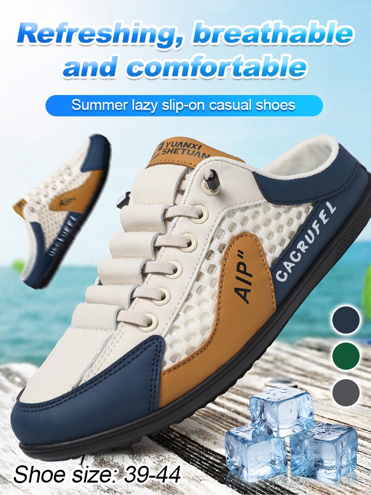 Promocja sprzedaży na gorąco！👞🔥【39-44】Nowe męskie sportowe wsuwane i codzienne kapcie