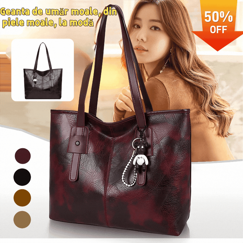 ✨【Oferta ograniczona czasowo 50% zniżki】💯👜Modna torba na ramię z miękkiej skóry ✨Niesamowita torba o dużej pojemności