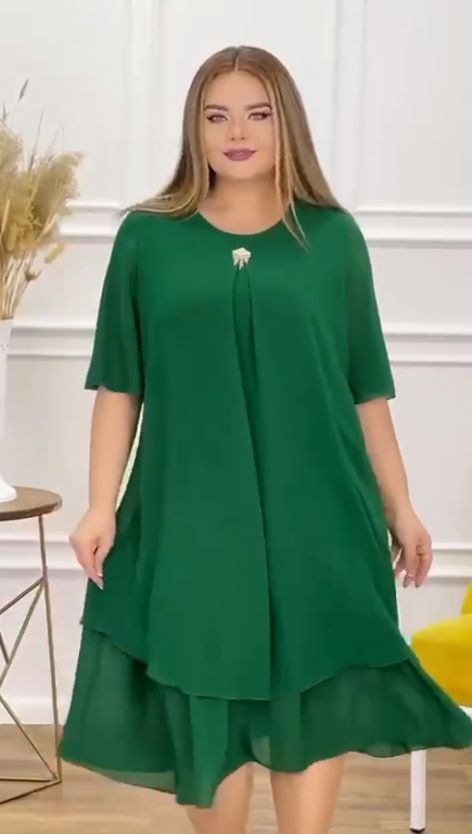 🌷🎁【S-5XL】 ❤️2025 Noi rochii de înaltă calitate din sifon de înaltă calitate