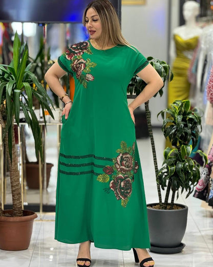 【S-5XL】⚜️2024 Modna damska elegancka sukienka z nadrukiem🌹🌹🌹