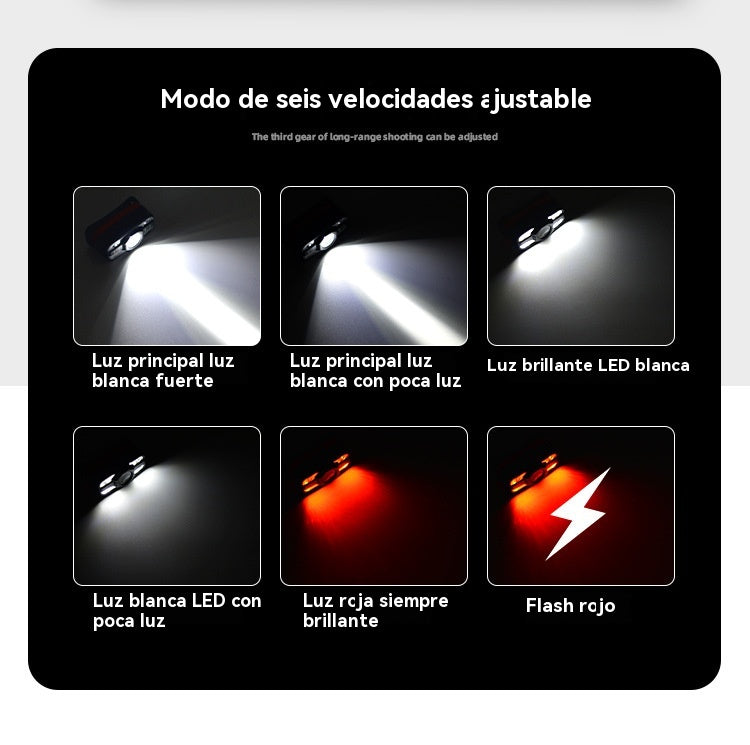 💥【Compre 1 y obtenga 1 gratis】🌟💡Faros LED de inducción con carga USB inteligente