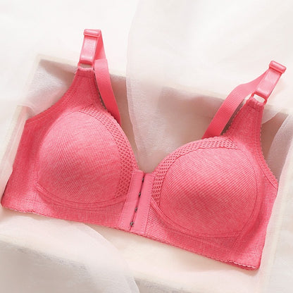 💕【Zestaw 3 sztuk】bezszwowy biustonosz o wysokiej elastyczności, cienki i oddychający, z podtrzymaniem przeciw opadaniu