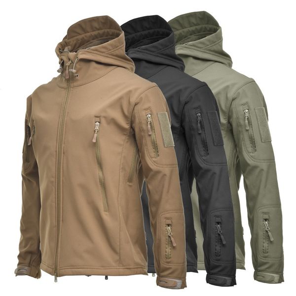 💧【S-4XL】Męska wodoodporna kurtka zimowa Outdoor Soft Shell