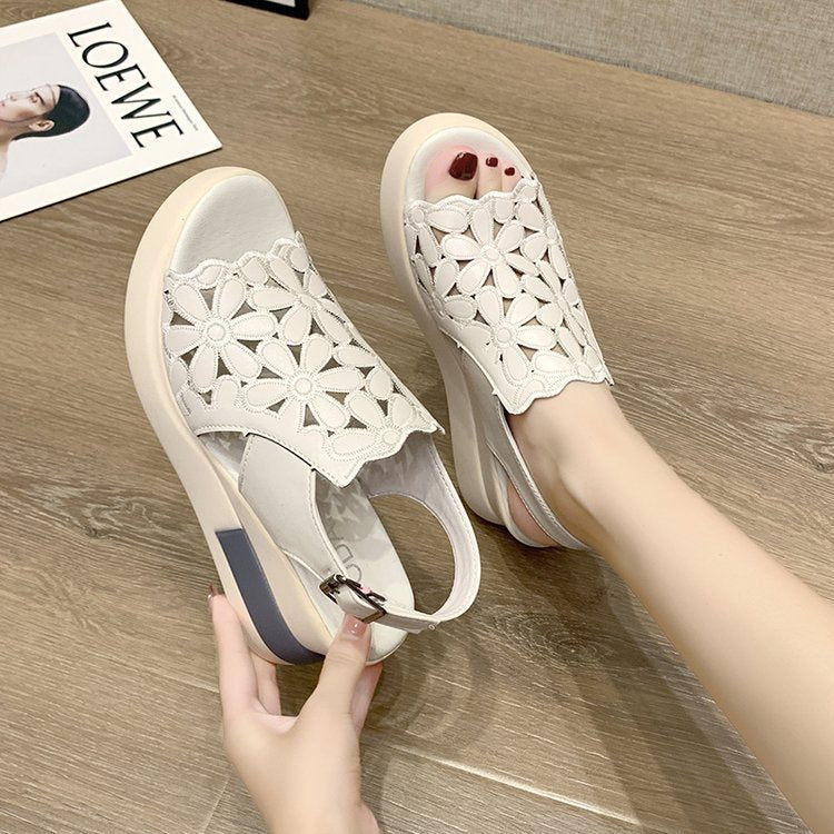 ✨【35-40】👡Sandały na obcasie w stylu retro z miękką podeszwą i miękką podeszwą