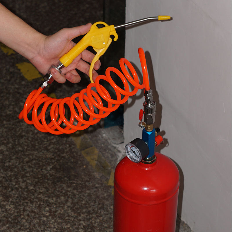 【Kup 1, a otrzymasz 1 gratis】👍👍Ta domowej roboty butelka na gaśnicę została przekształcona w butlę z gazem do użytku na dużych wysokościach, idealną na kemping i pikniki, i jest wyposażona w dmuchany zawór.