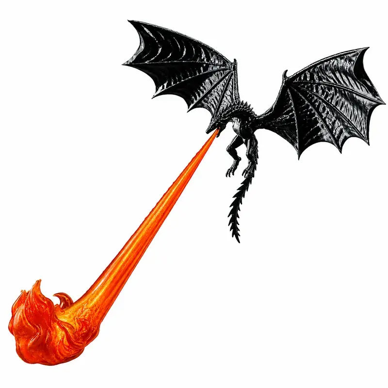 🐉🔥 3D tűzokádó sárkány LED fény | Fantázia világító könyvespolc dekoráció