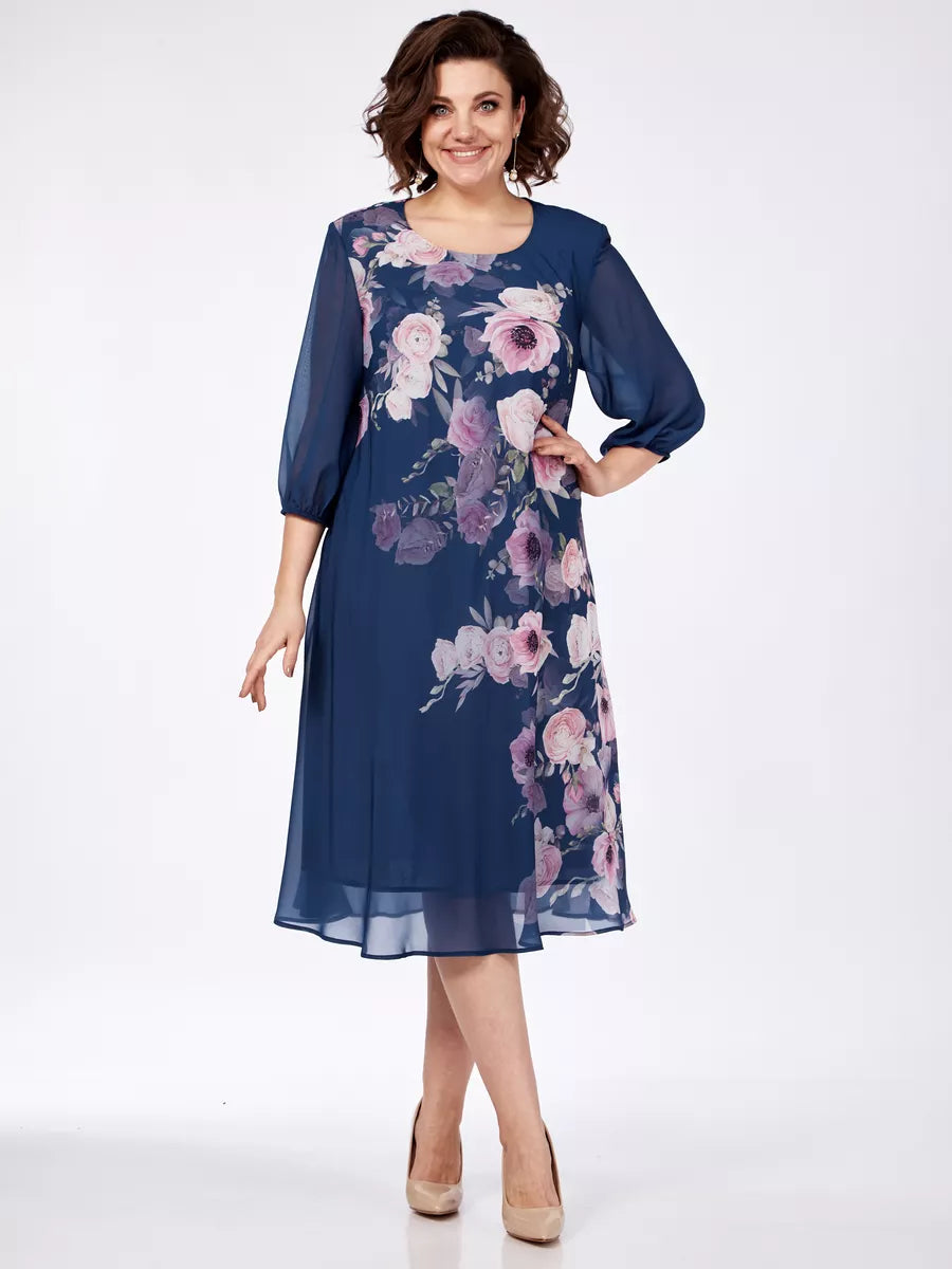 🌸Wyprzedaż błyskawiczna – 49% ZNIŻKI💥💕【S-5XL】 Elegancka wiosenna sukienka z kwiatowym nadrukiem 🌷💃