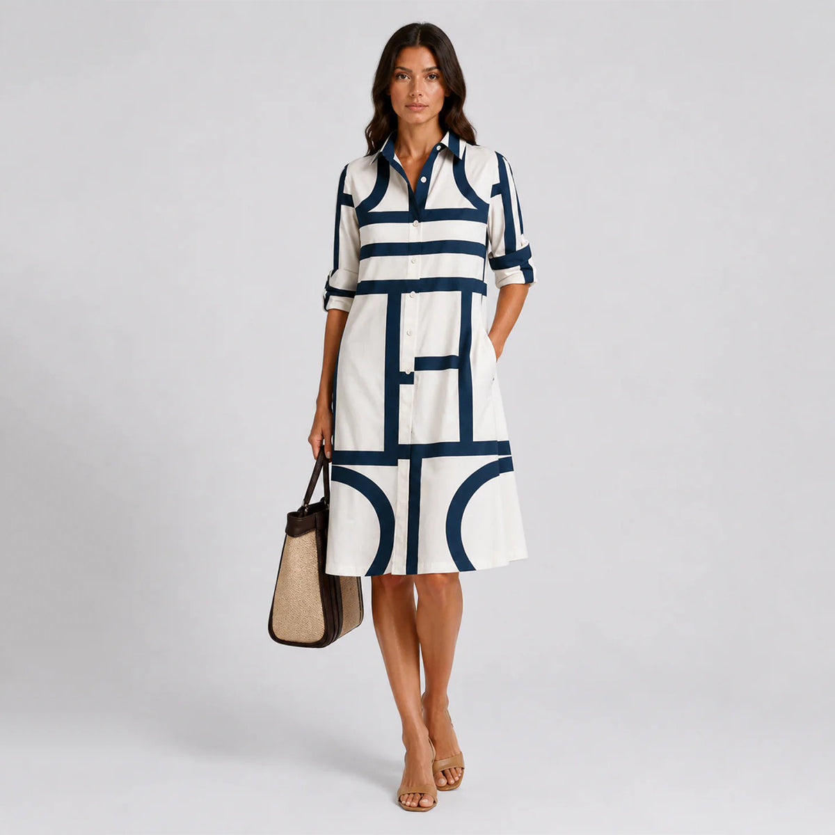 Naomi | Stylowa i elegancka sukienka midi