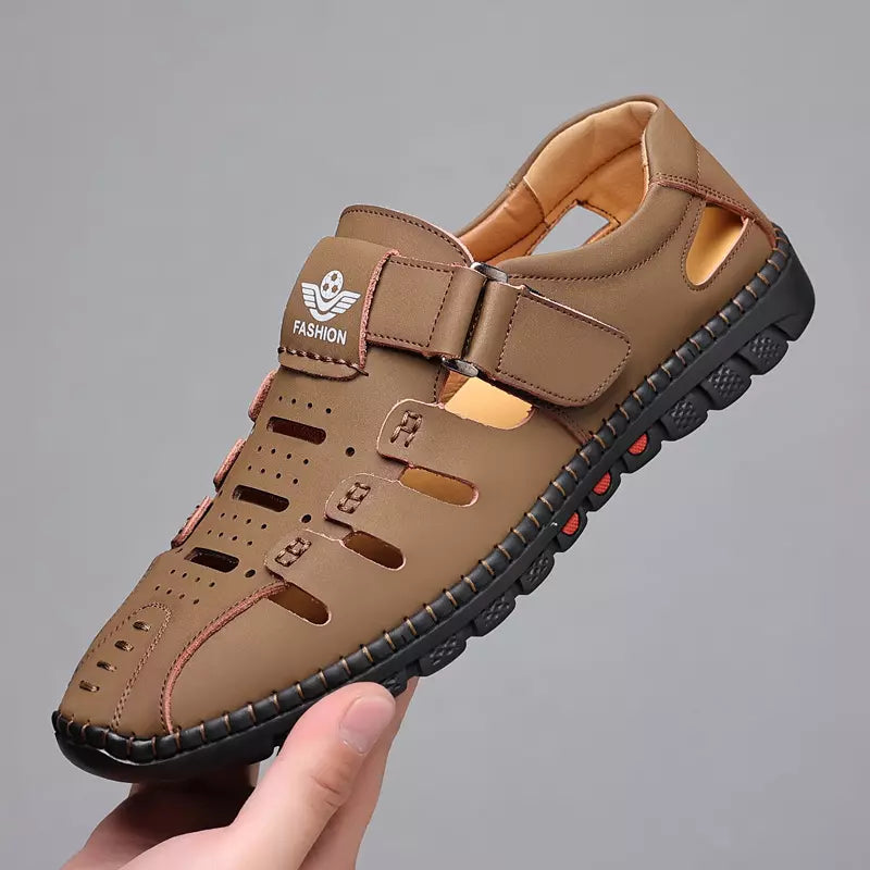 👣【Rozmiary 38-44】🍃2026 Oddychające buty codzienne z dziurami, skóra naturalna, miękka podeszwa, antypoślizgowe