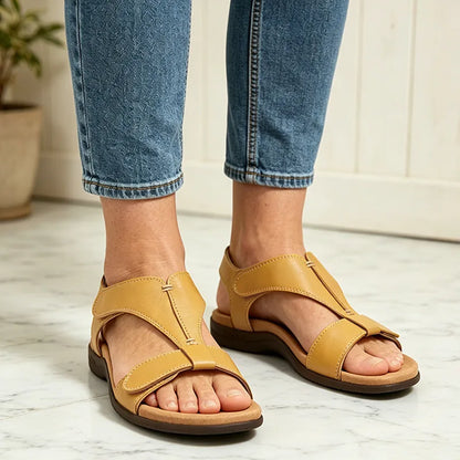 ✨Poslední den slevy 50 %! 【36-43】Letní sandály s měkkou podrážkou a oporou klenby, ležérní a pohodlné