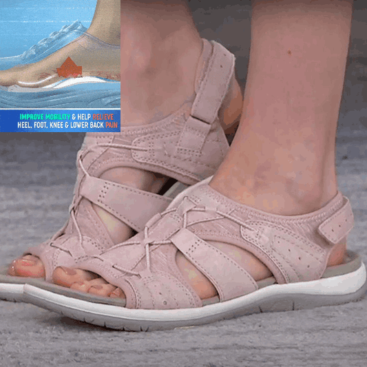 👡【35-44】 Légáteresztő retro divatos alkalmi, légáteresztő strandszandál