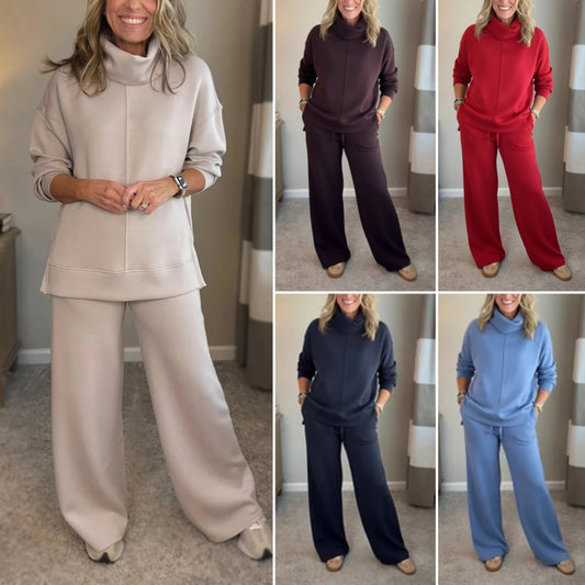 【S-5XL】Conjunto casual de mujer, nueva colección otoño-invierno, promoción por tiempo limitado.