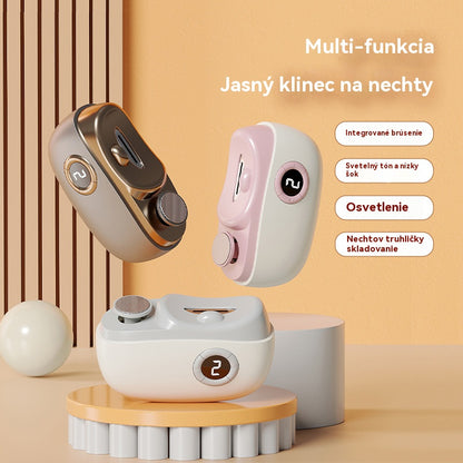 ✂️💅🔥Kúpte 1 a získajte 1 zadarmo!🔥 Viacfunkčný elektrický lim pre nechty, elektrický strihač nečtov s ochranou pred pípnutím