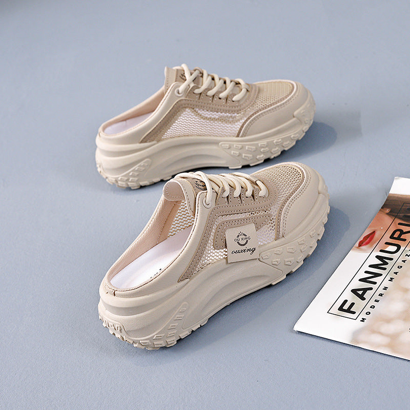 【35-40】👟Sandale noi din plasă 2025, papuci casual pentru femei, slip-on-uri de vară, pantofi leneși și pantofi sport