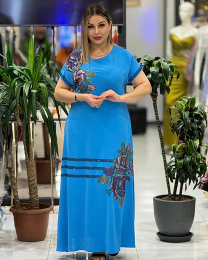 【S-5XL】⚜️2024 Modna damska elegancka sukienka z nadrukiem🌹🌹🌹