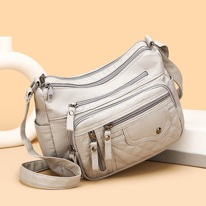 👜2024 nowa duża skórzana torba na ramię/torebka crossbody z miękkiej skóry