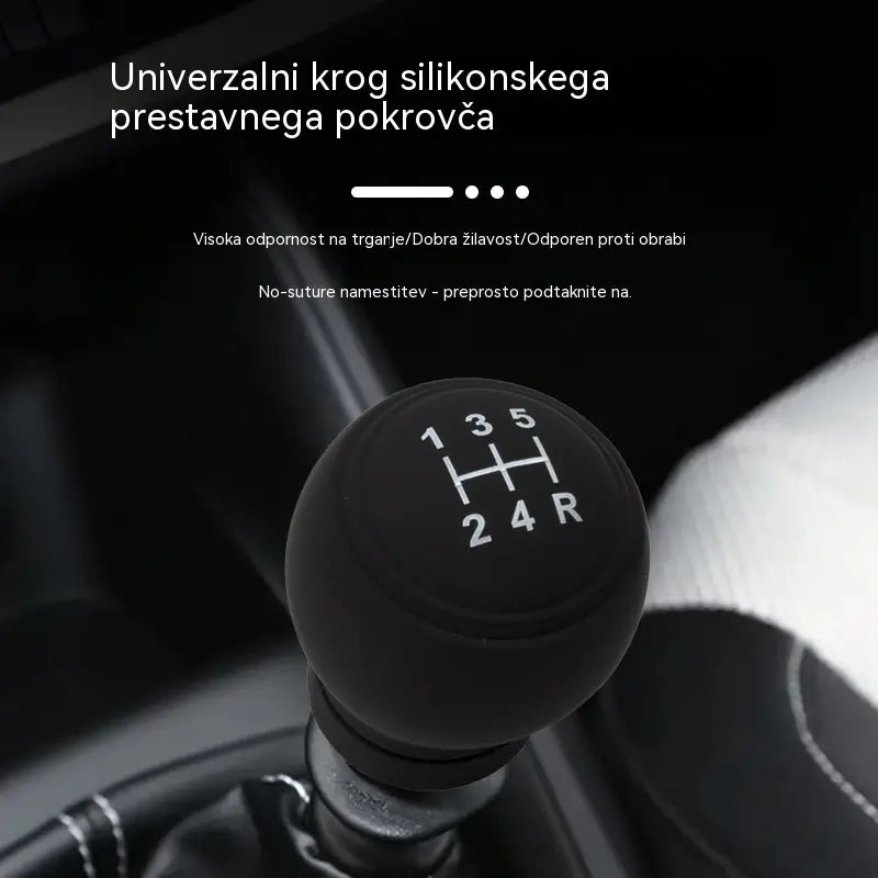 5 kosov 22€✨ Popestrite videz svojega avtomobila s silikonsko prevleko za prestavno ročico 🚘