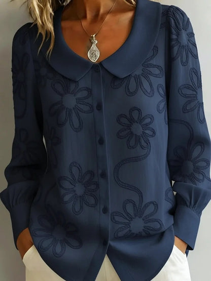👚【S-2XL】2026 Francouzská retro vyšívaná košile