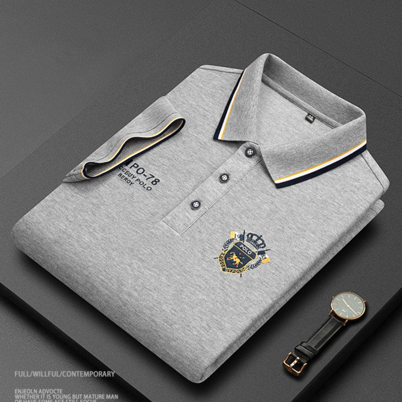 🔥【M-3XL】2024 Nowa męska koszulka polo z klapami