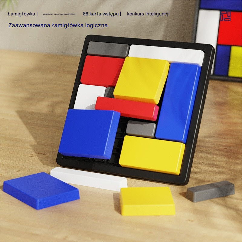 🧒【Kup jeden, drugi gratis】Edukacyjna układanka dla dzieci, trening logicznego myślenia, klocki, zabawka edukacyjna.