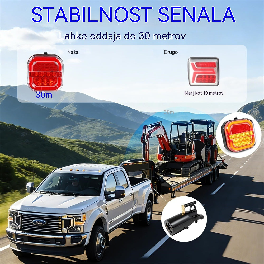🚦【Univerzalne 12V/24V】🚦 LED luči za prikolico