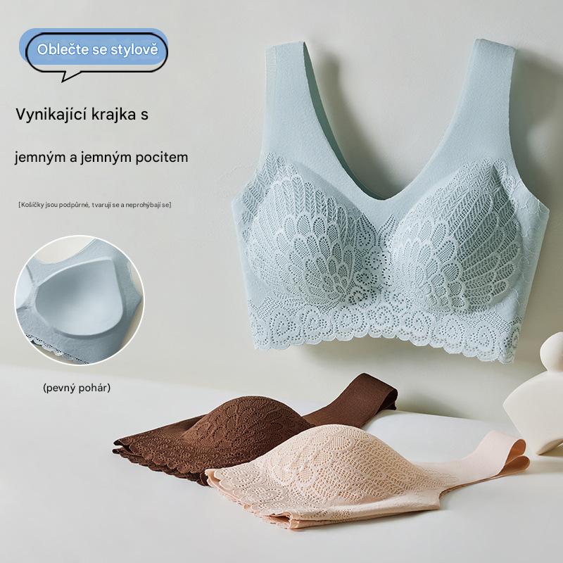 💕【3 dílná sada】Nová podprsenka z přírodního latexu bez kostic s push-up efektem – maximální pohodlí po celý den