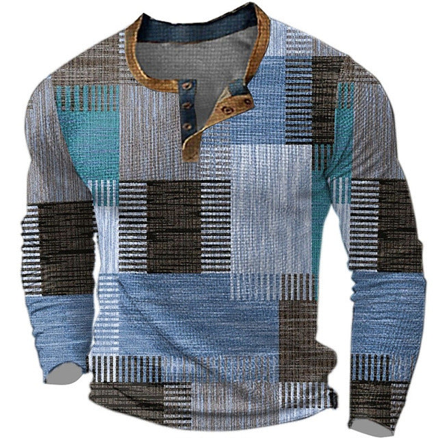🔥🔥Nova moška polo majica z dolgimi rokavi velike velikosti【S-4XL】