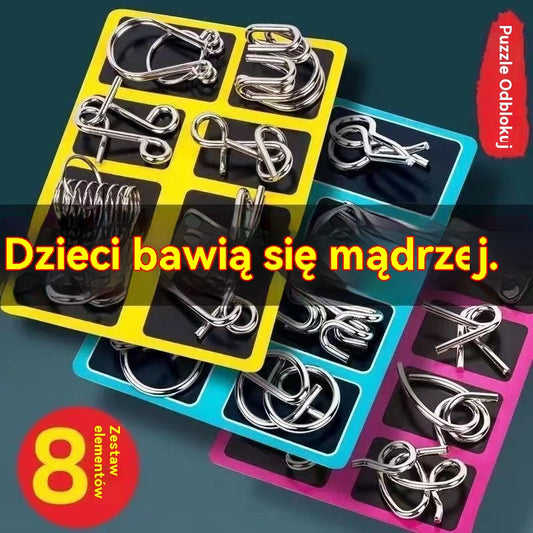 【Kup 3 zestawy i otrzymaj 3 zestawy gratis】🧒👧⚙️Zabawki edukacyjne dla dzieci, klamra inteligentna