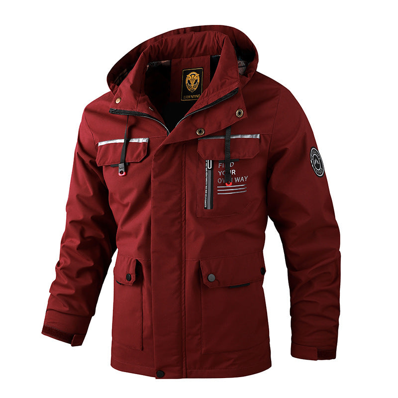 🔥50% zniżki dzisiaj🔥【M-6XL】2026 Nowa męska, gruba, ciepła, wiatroszczelna i wodoodporna kurtka-4362504