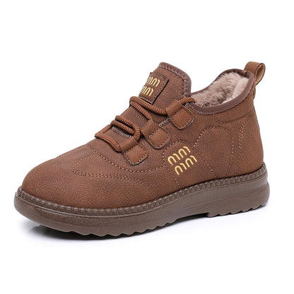 🔥【35-41】Zimné nové štýlové plyšové zahustené teplé snehové čižmy 2025, pohodlné, protišmykové, hrubá podrážka vám neunaví nohy