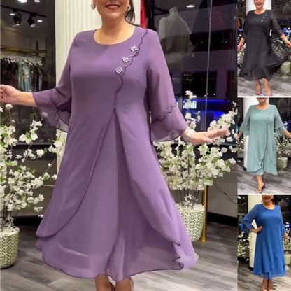 💟【Kup 1, a 1 dostaniesz gratis】👗【S-5XL】2025 Nowe sukienki z szyfonu wysokiej jakości