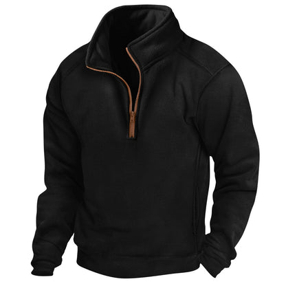 【S-3XL】Esta nueva sudadera cálida con forro polar para hombre es elegante y perfecta para otoño e invierno.