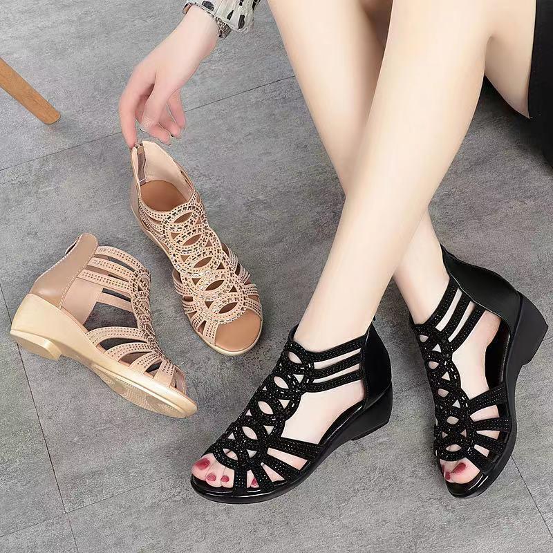 🔥【35-40】👡2024 Nowe sandały damskie zwykły kolor zwykła moda
