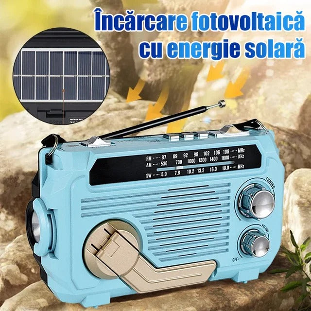 🏕️Przenośna wielofunkcyjna latarka radiowa AM