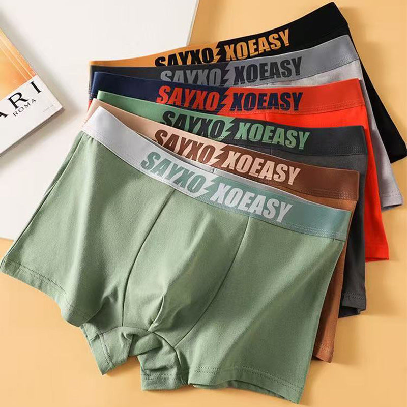 🔥【6 sztuk】🩲【L-5XL】100% bawełna 7A Antybakteryjne, oddychające, wygodne męskie bokserki