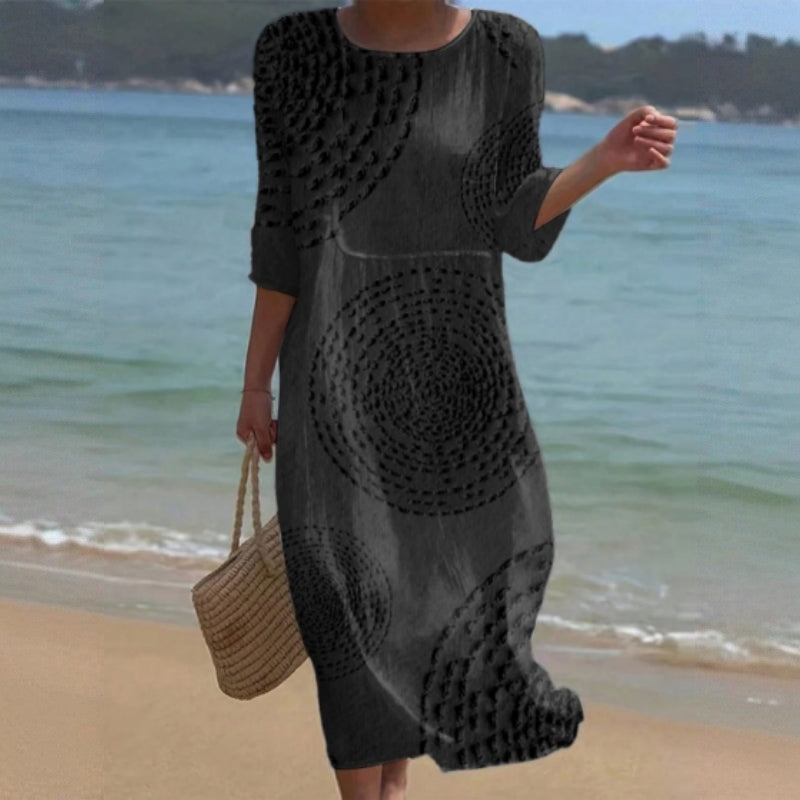👗 Ostatni dzień promocji -50%!【XS-4XL】Letnia elegancka sukienka casualowa, przewiewna i wygodna, uniwersalna i wyszczuplająca