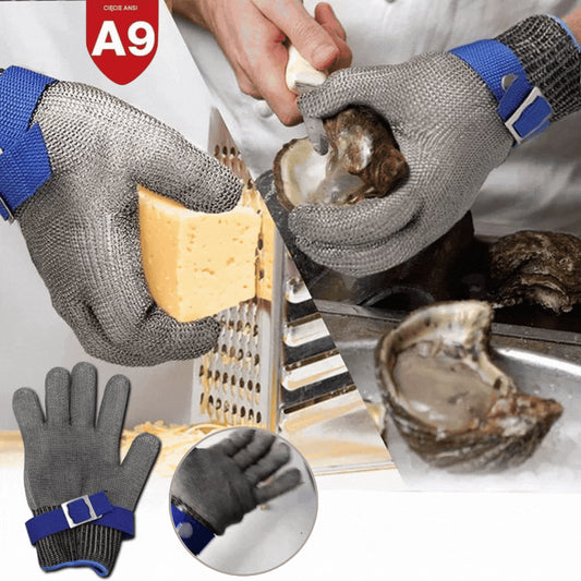 🔥【Kupte jeden, druhý dostanete zdarma】Dva páry za pouhých 690 českých korun: Ochranné rukavice z nerezové oceli odolné proti