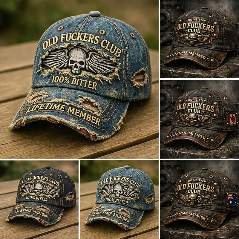 🧢🔥Klub starých chlapů – Retro baseballová čepice