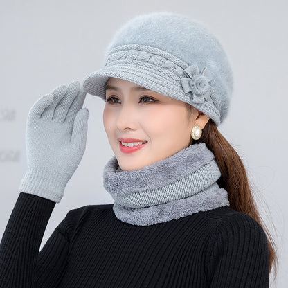 💥 49% OFF-【Czapki+Szalik+Rękawiczki】 Stylowa czapka pluszowa na jesień i zimę