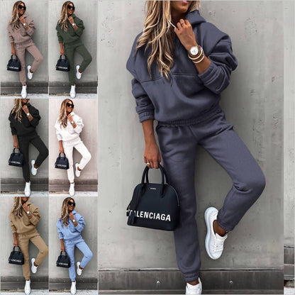 🍁【S-XL】🍂 Elegancki, dwuczęściowy komplet sportowy z długim rękawem, swobodny, stylowy i wygodny, idealny do codziennego noszenia na świeżym powietrzu.