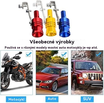 【Koupit 2 získat 2 zdarma】Turbo zvuková píšťalka na výfuk – odolná a pútavá kovová