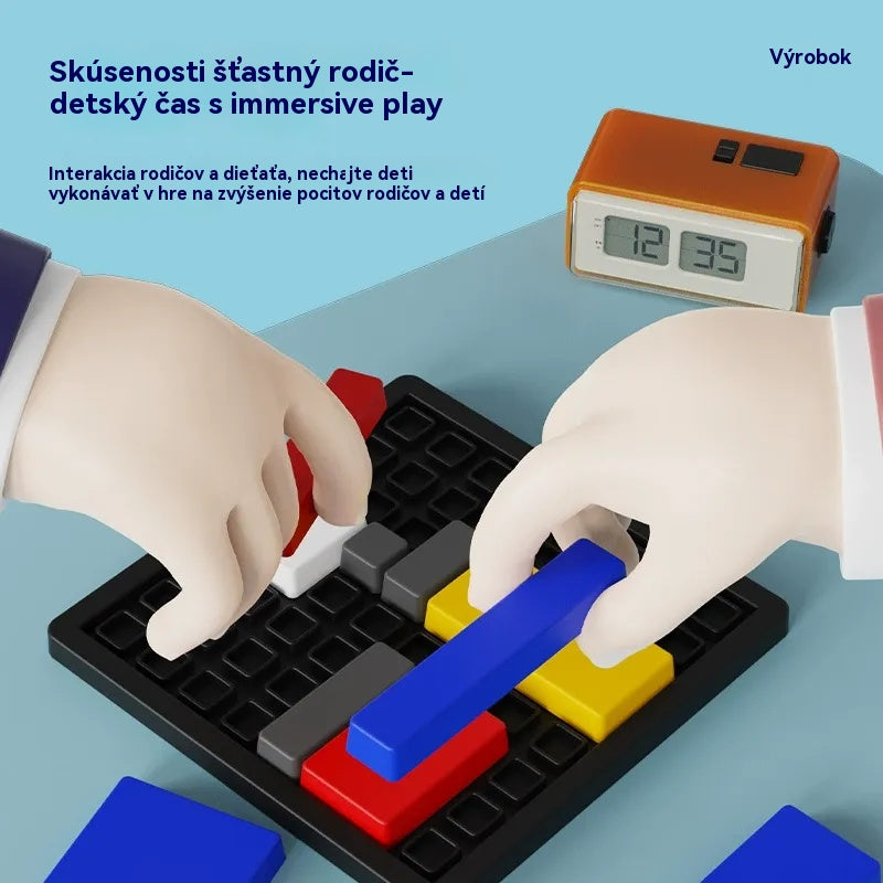 🧒【Kúp 1, získaj 1 zadarmo】Vzdelávacie puzzle pre deti, tréning logického myslenia, stavebné bloky, vzdelávacie hračky