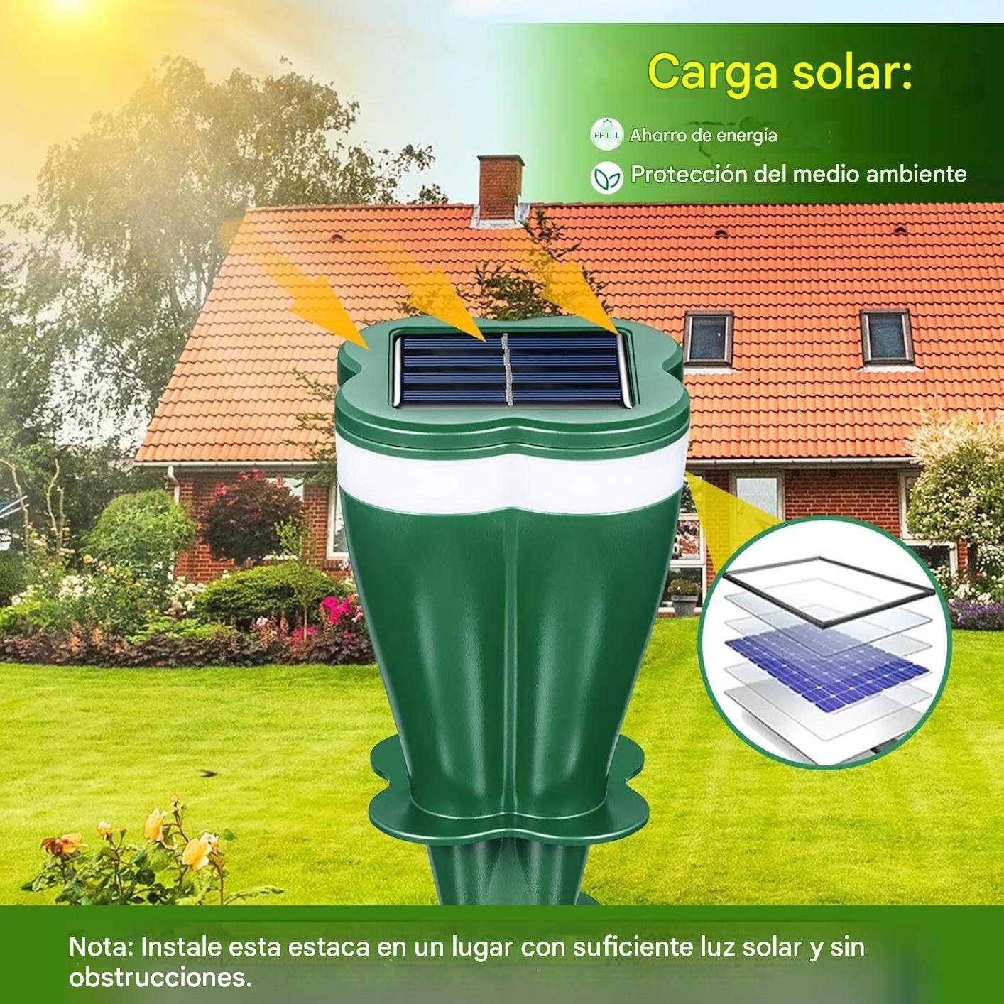 ☘️ Különleges ajánlat – 50% kedvezmény ☘️ Napenergiával működő vízálló állatriasztó